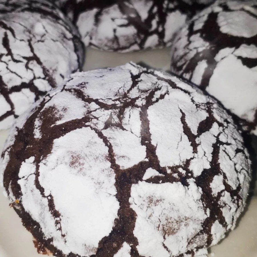 Bitter Çikolatalı Çatlak&nbsp;Kurabiye